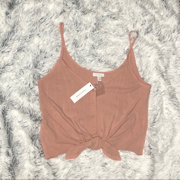 Topshop Tie Front Cami - Picture 5 of 8